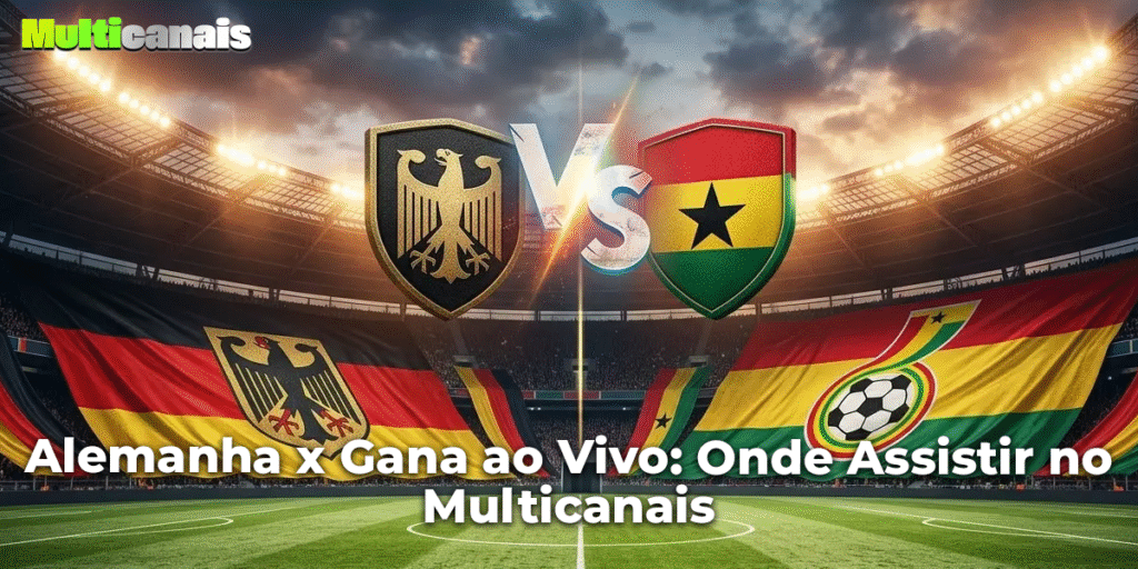 Alemanha x Gana ao Vivo: Onde Assistir no Multicanais