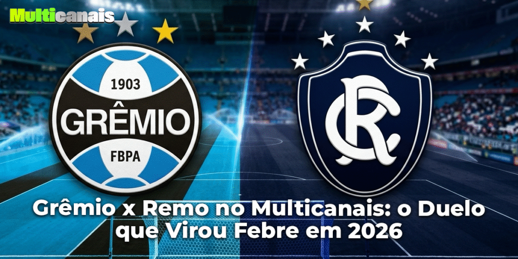 Grêmio x Remo no Multicanais: o Duelo que Virou Febre em 2026