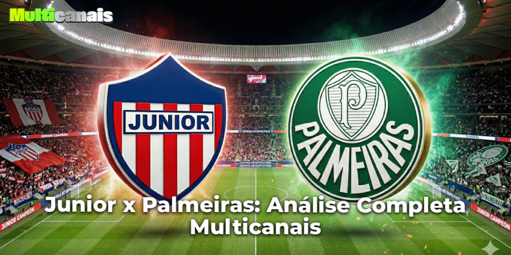 Junior x Palmeiras: Análise Completa Multicanais