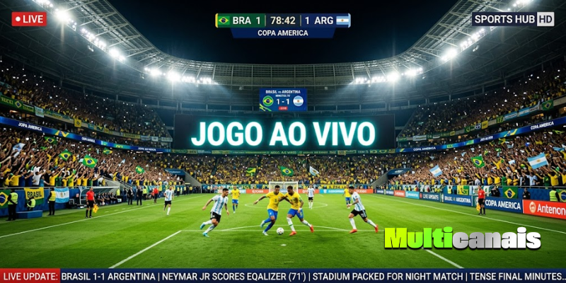 Multicanal Jogo ao Vivo Grátis
